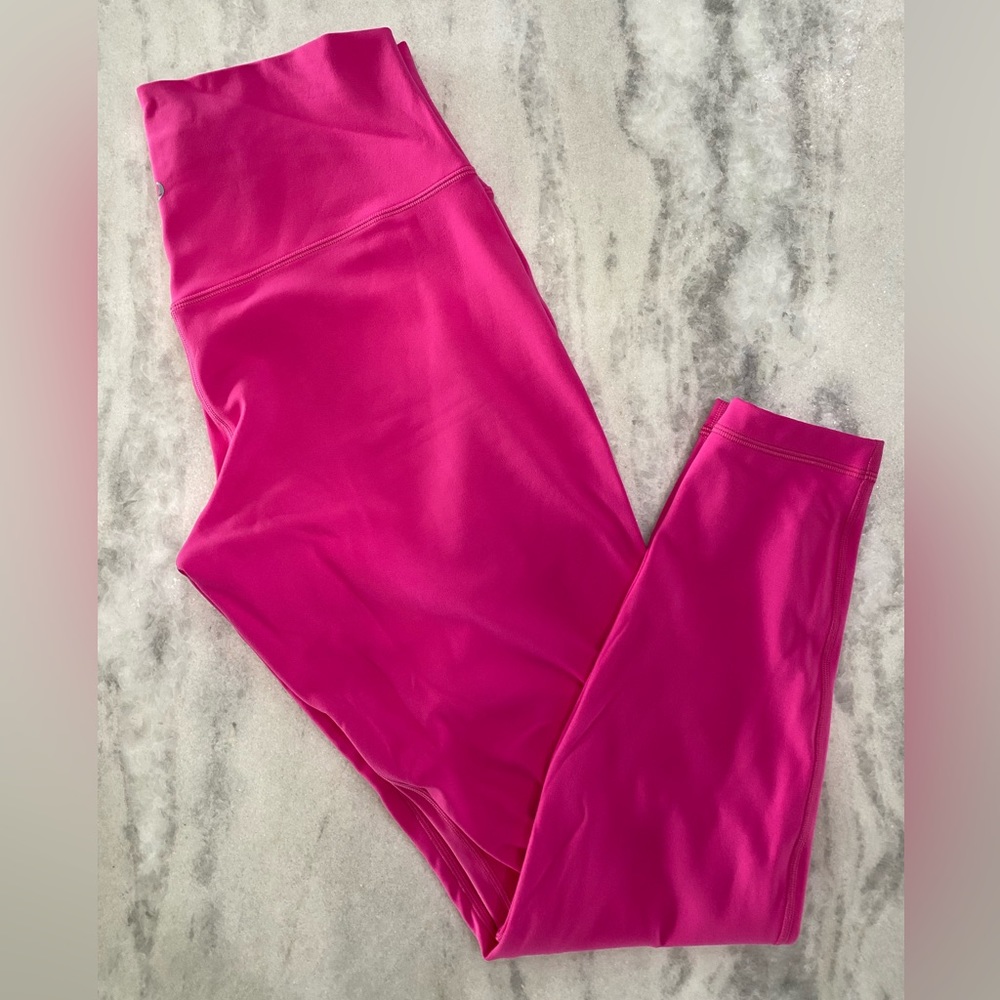 Lululemon align high rise pant 28” sonic pink (SNCP)